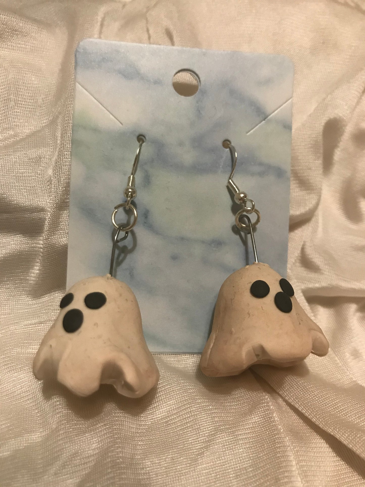 ghost/ witch ghost handmade earrings