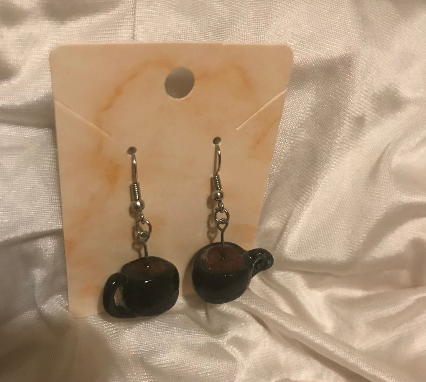 coffee mug earrings